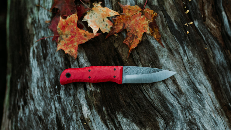 Traveler - in textured cherry red G-10 - (Procut)