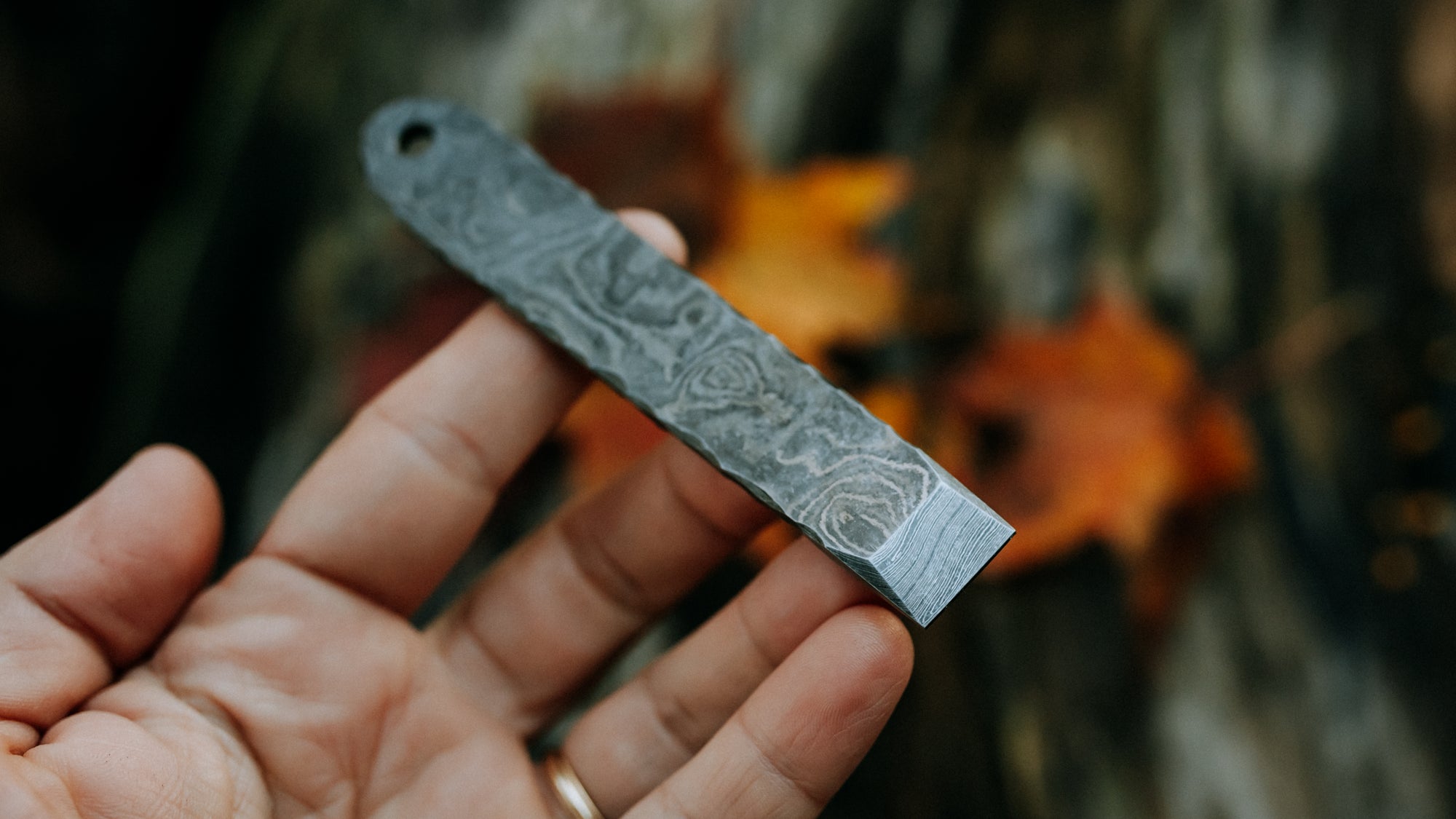 Pocket Prybar no3 - (high carbon damascus)