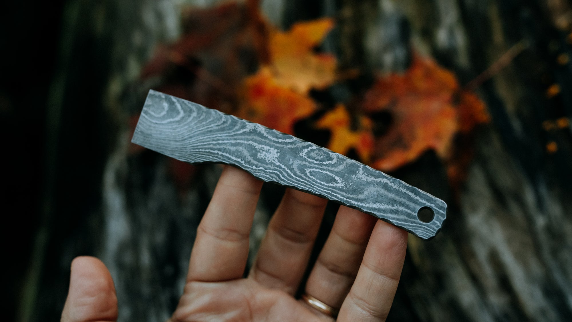 Pocket Prybar no1 - (high carbon damascus)